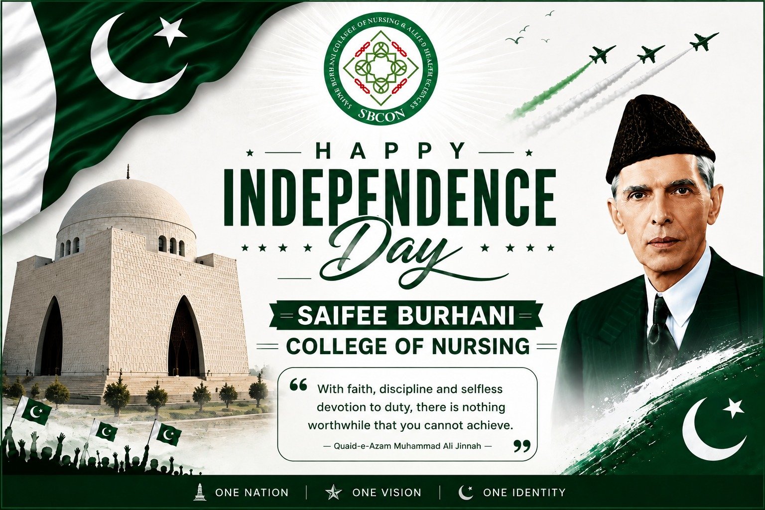Independence Day Celebration at Saifee Burhani College of Nursing